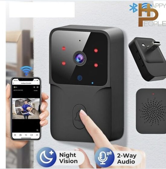 Išmanus durų skambutis su kamera